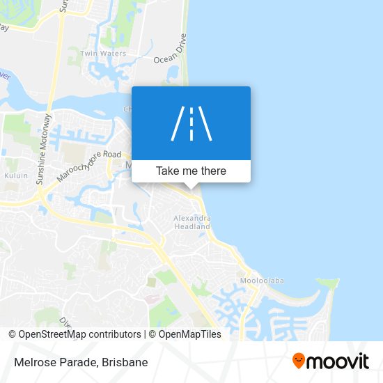 Melrose Parade map