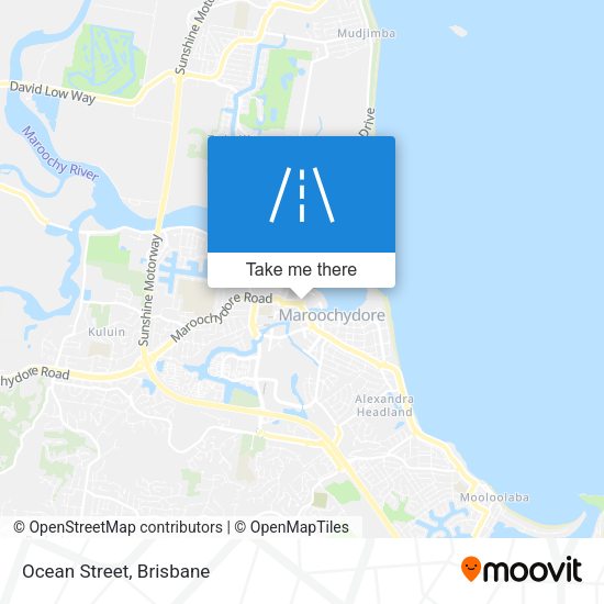 Ocean Street map