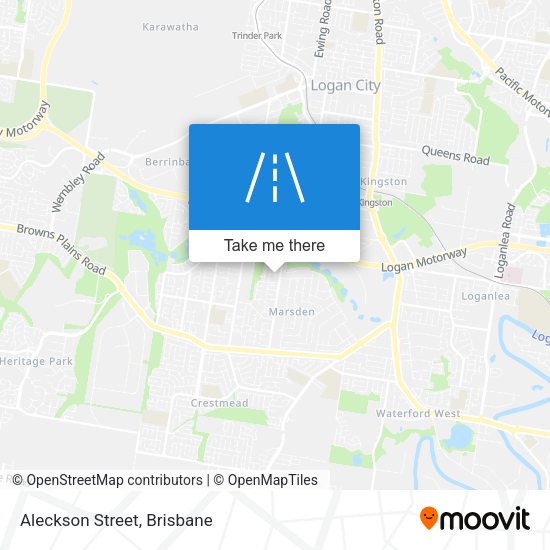Aleckson Street map