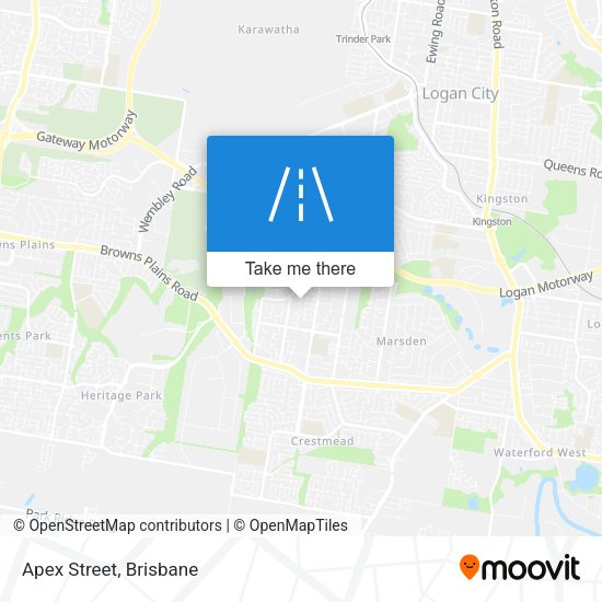 Apex Street map