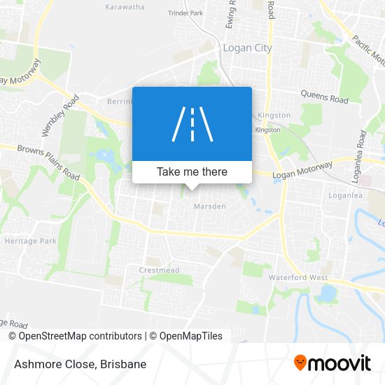 Ashmore Close map
