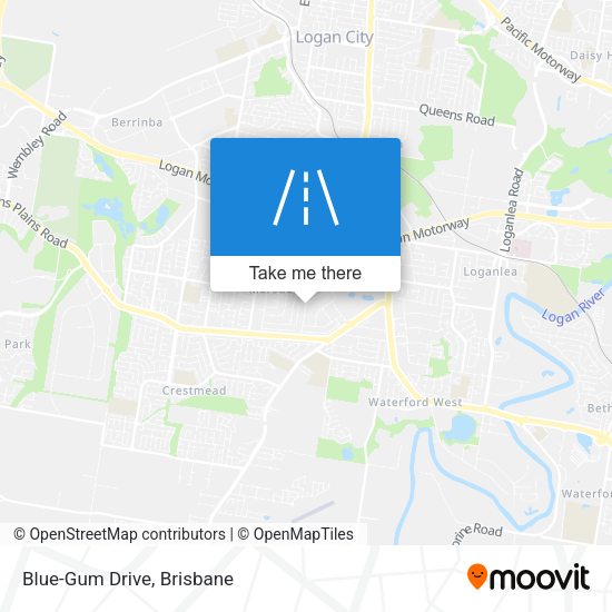 Blue-Gum Drive map