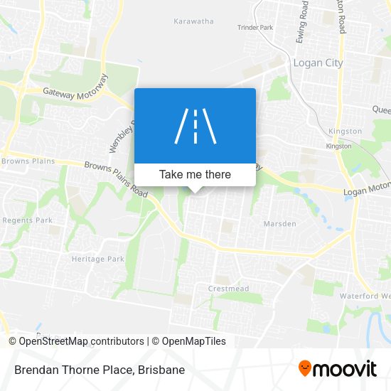 Brendan Thorne Place map