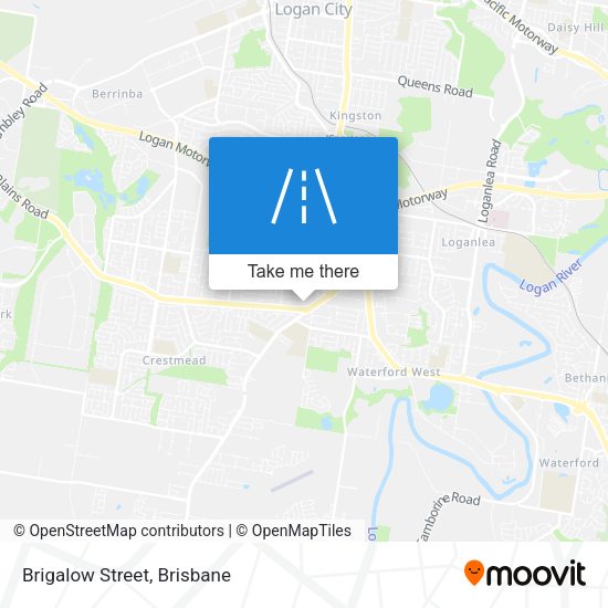Brigalow Street map