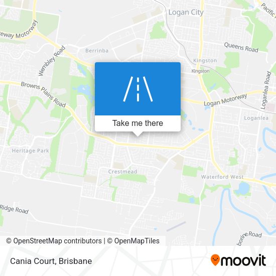 Cania Court map