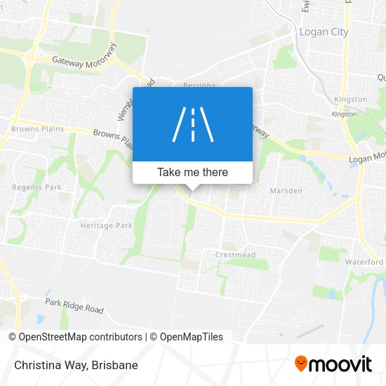 Christina Way map