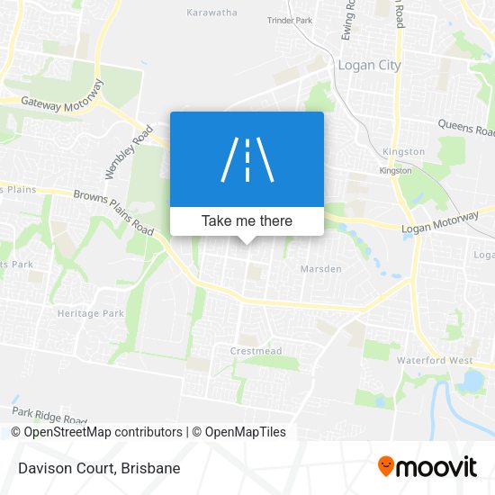 Davison Court map