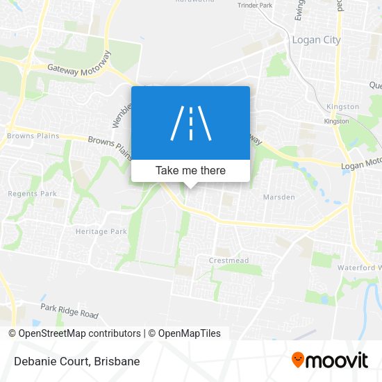 Debanie Court map
