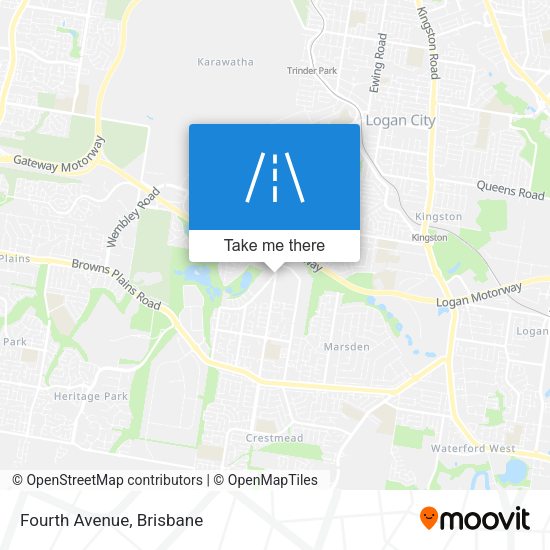 Fourth Avenue map