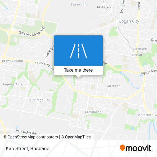 Kao Street map