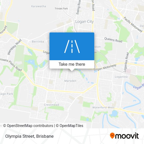 Olympia Street map
