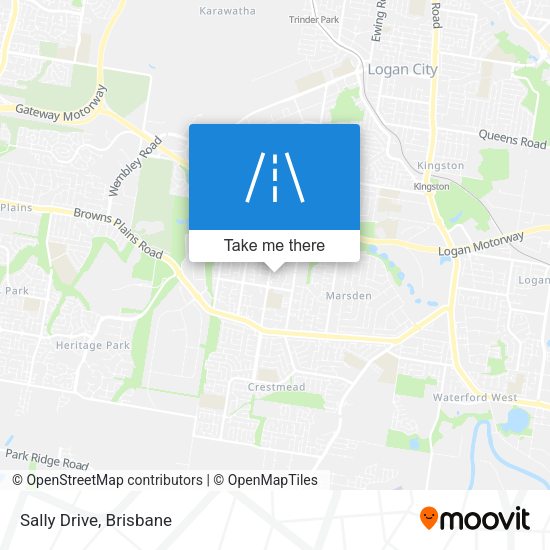 Sally Drive map