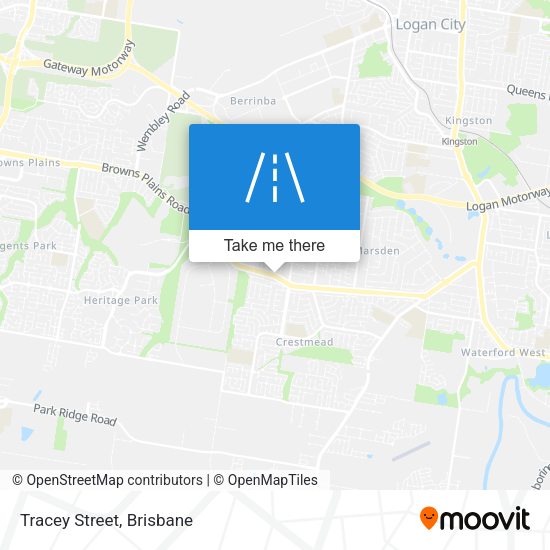 Tracey Street map