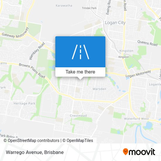 Warrego Avenue map