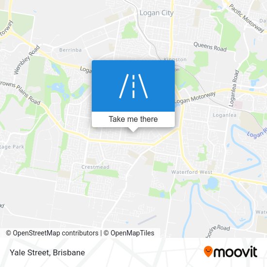 Yale Street map
