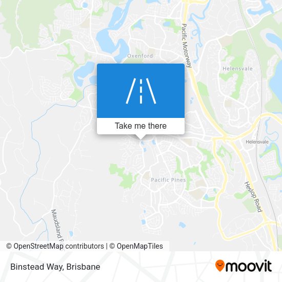 Binstead Way map