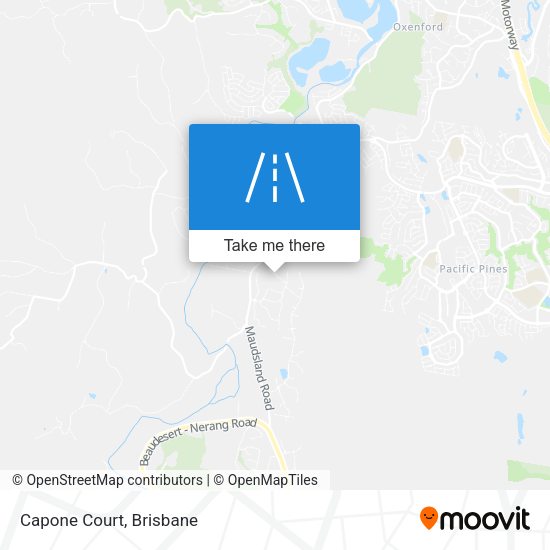 Capone Court map