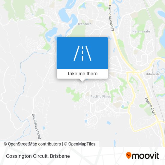 Cossington Circuit map