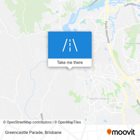 Greencastle Parade map