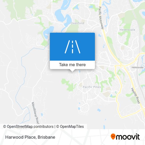 Harwood Place map