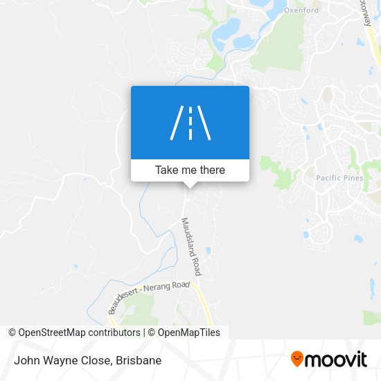 John Wayne Close map