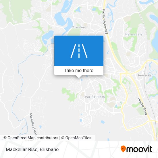 Mackellar Rise map