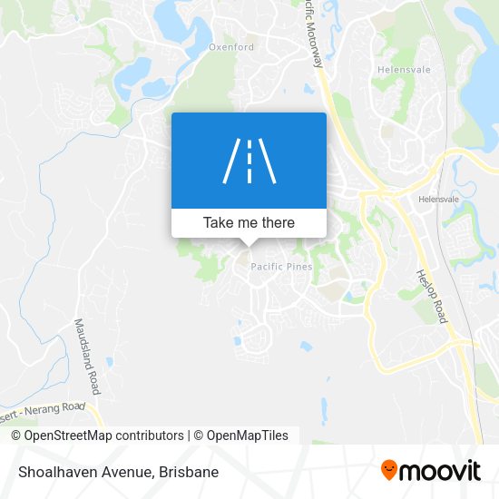 Shoalhaven Avenue map