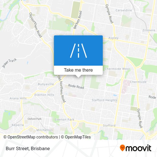 Burr Street map