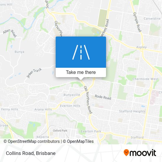 Collins Road map