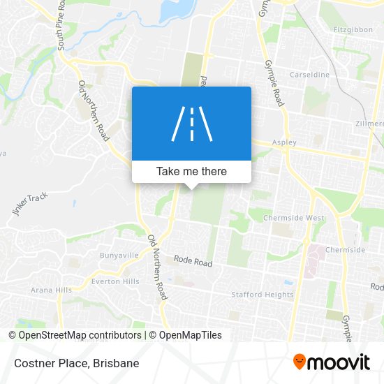 Costner Place map