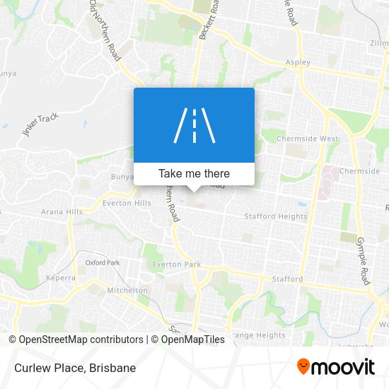 Curlew Place map