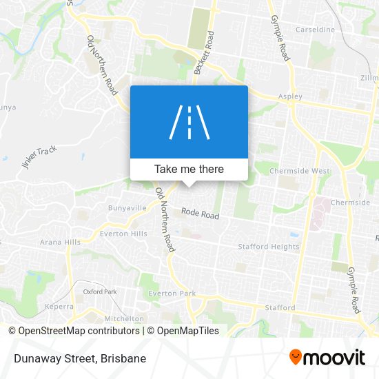 Dunaway Street map
