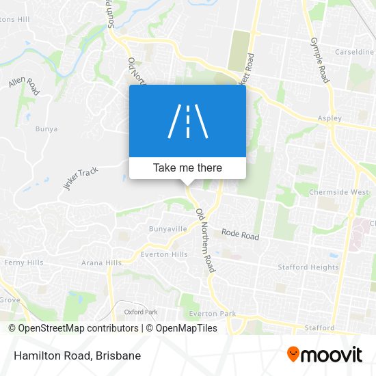 Hamilton Road map