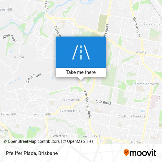 Pfeiffer Place map