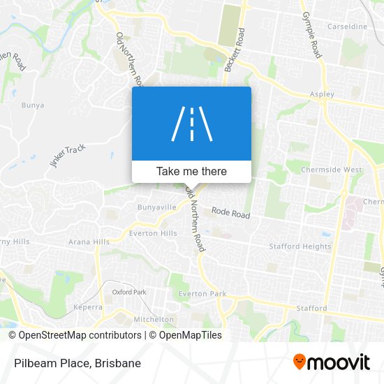 Pilbeam Place map