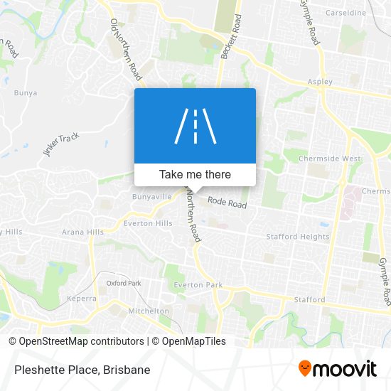 Pleshette Place map