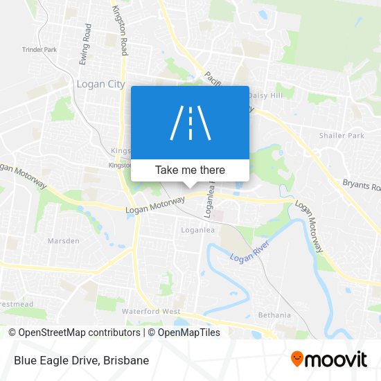 Blue Eagle Drive map