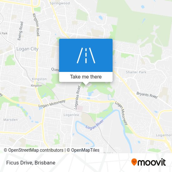 Ficus Drive map