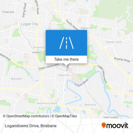Logandowns Drive map