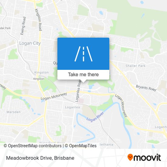 Meadowbrook Drive map