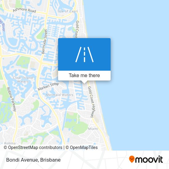 Bondi Avenue map