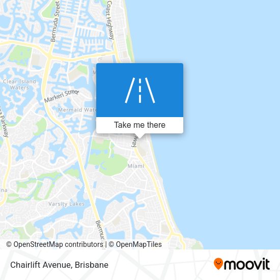 Chairlift Avenue map