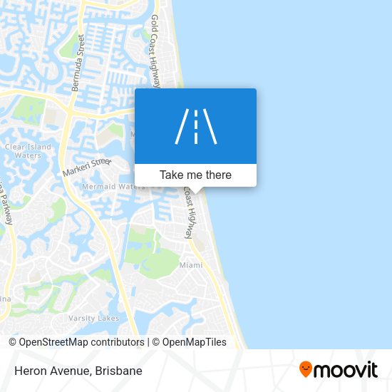 Heron Avenue map