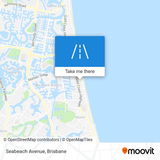 Seabeach Avenue map