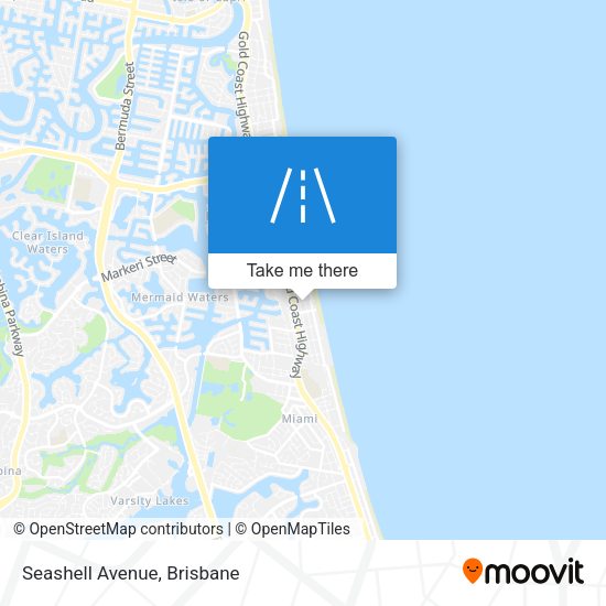 Seashell Avenue map