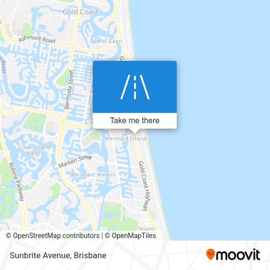 Sunbrite Avenue map