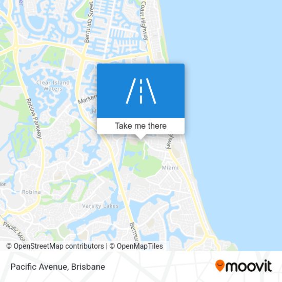 Pacific Avenue map