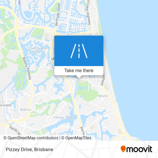 Pizzey Drive map