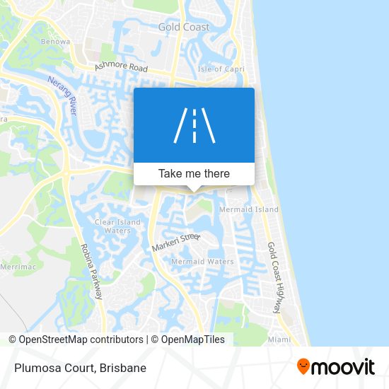 Plumosa Court map