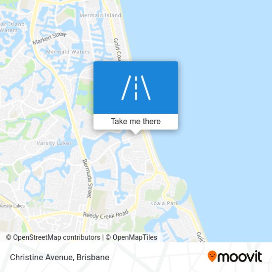 Christine Avenue map
